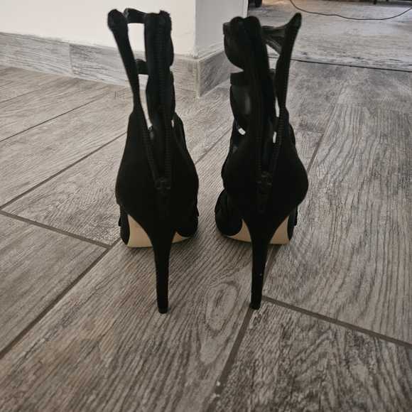 ALDO coppolino gladiator black mesh high heels - Picture 5 of 7